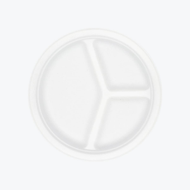 P007 لوحة قابلة للتحلل بيولوجيًا مقاس 10 بوصة مكونة من 3 أقسام